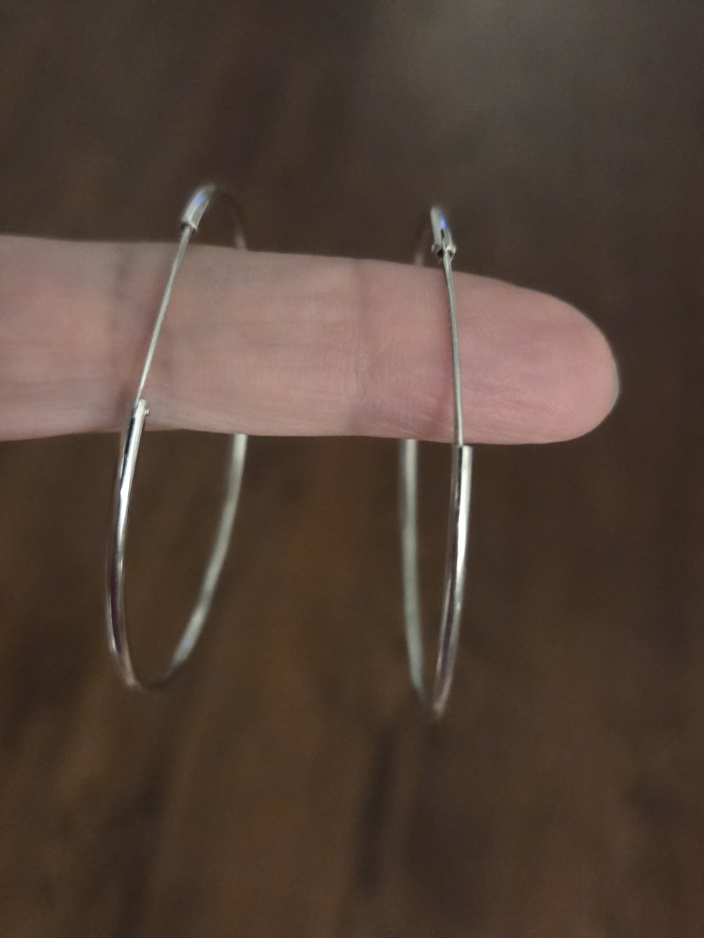Classic Silver Hoop Earrings - Sterling Silver